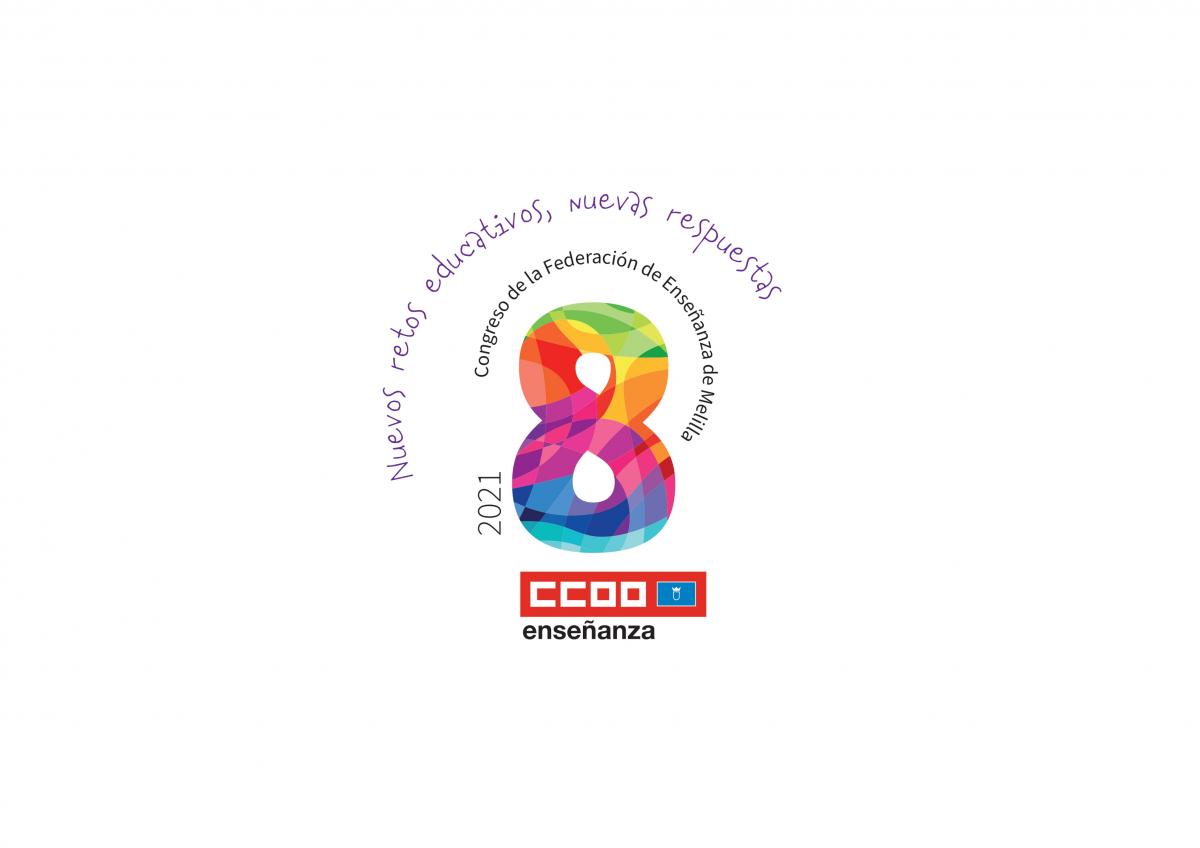 LOGO 8 CONGRESO FE-CCOO MELILLA